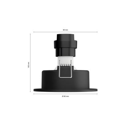 Philips - LED RGBW Dimmable recessed light Hue CENTURA 1xGU10/4,2W/230V 2000-6500K
