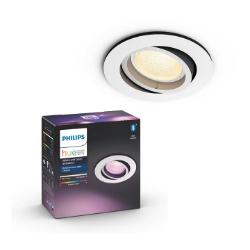 Philips - LED RGBW Dimmable recessed light HUE CENTURA 1xGU10/5,7W/230V