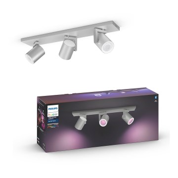 Philips - LED RGBW Dimmable spotlight Hue ARGENA 3xGU10/5,7W/230V