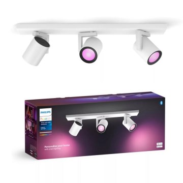 Philips - LED RGBW Dimmable spotlight Hue ARGENTA 3xGU10/4,2W/230V 2000-6500K