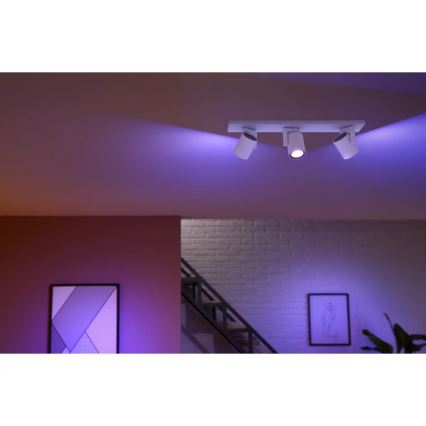 Philips - LED RGBW Dimmable spotlight Hue ARGENTA 3xGU10/4,2W/230V 2000-6500K