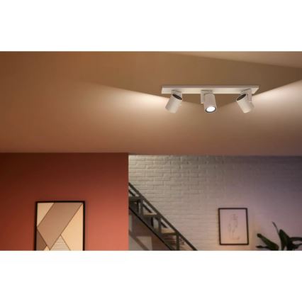 Philips - LED RGBW Dimmable spotlight Hue ARGENTA 3xGU10/4,2W/230V 2000-6500K
