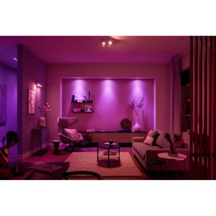 Philips - LED RGBW Dimmable spotlight Hue ARGENTA 4xGU10/4,2W/230V 2000-6500K