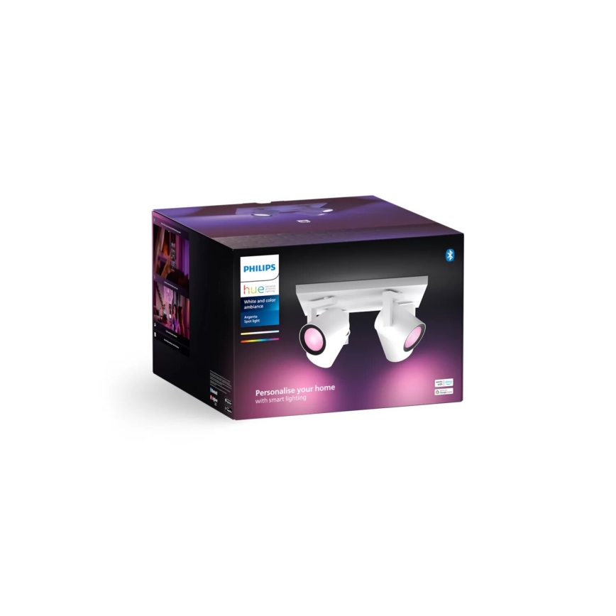Philips - LED RGBW Dimmable spotlight Hue ARGENTA 4xGU10/4,2W/230V 2000-6500K