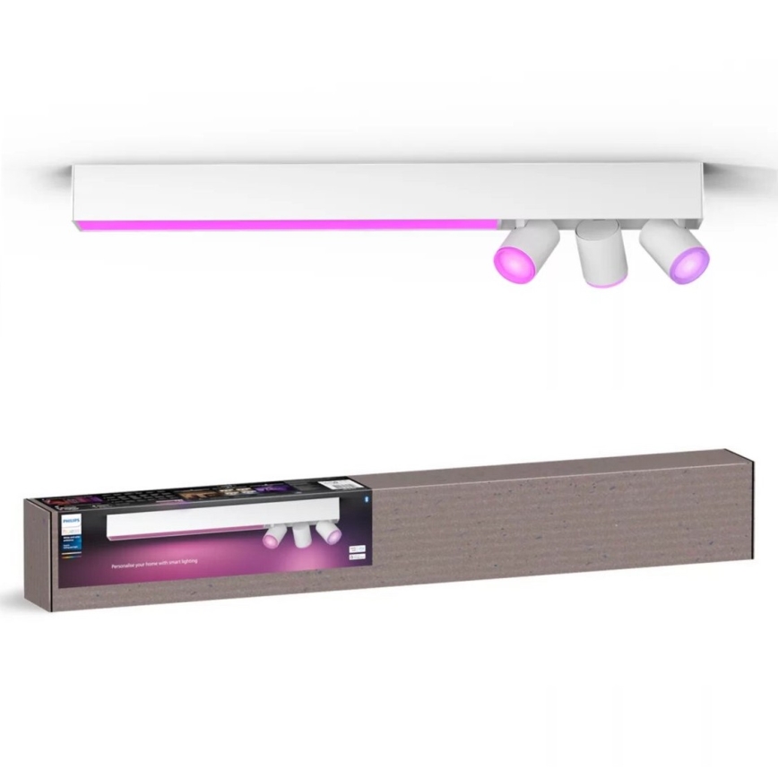 Philips - LED RGBW Dimmable spotlight Hue CENTRIS 3xGU10/4,2W/230V + LED/11W 2000-6500K