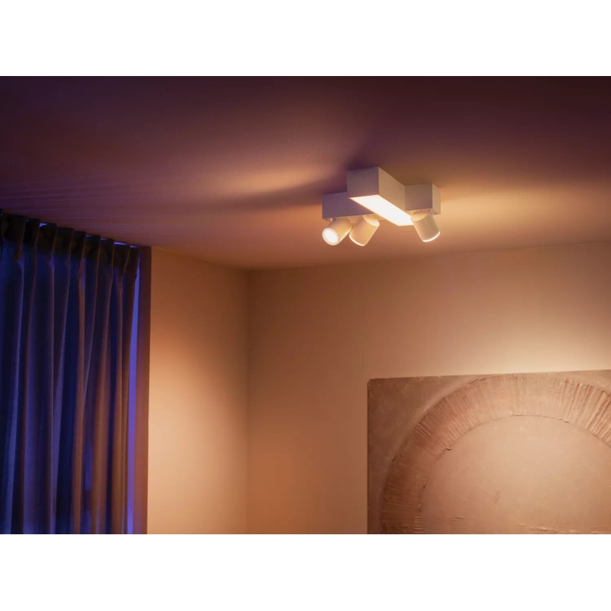 Philips - LED RGBW Dimmable spotlight Hue CENTRIS 3xGU10/4,2W/230V + LED/11W 2000-6500K