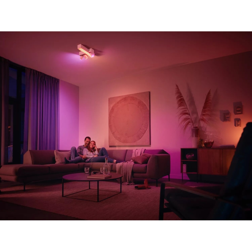 Philips - LED RGBW Dimmable spotlight Hue CENTRIS 3xGU10/4,2W/230V + LED/11W 2000-6500K