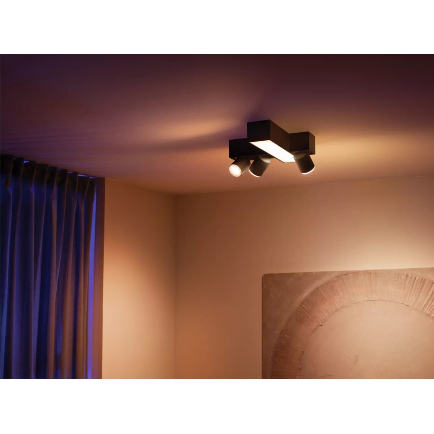 Philips - LED RGBW Dimmable spotlight Hue CENTRIS 3xGU10/4,2W/230V + LED/11W 2000-6500K