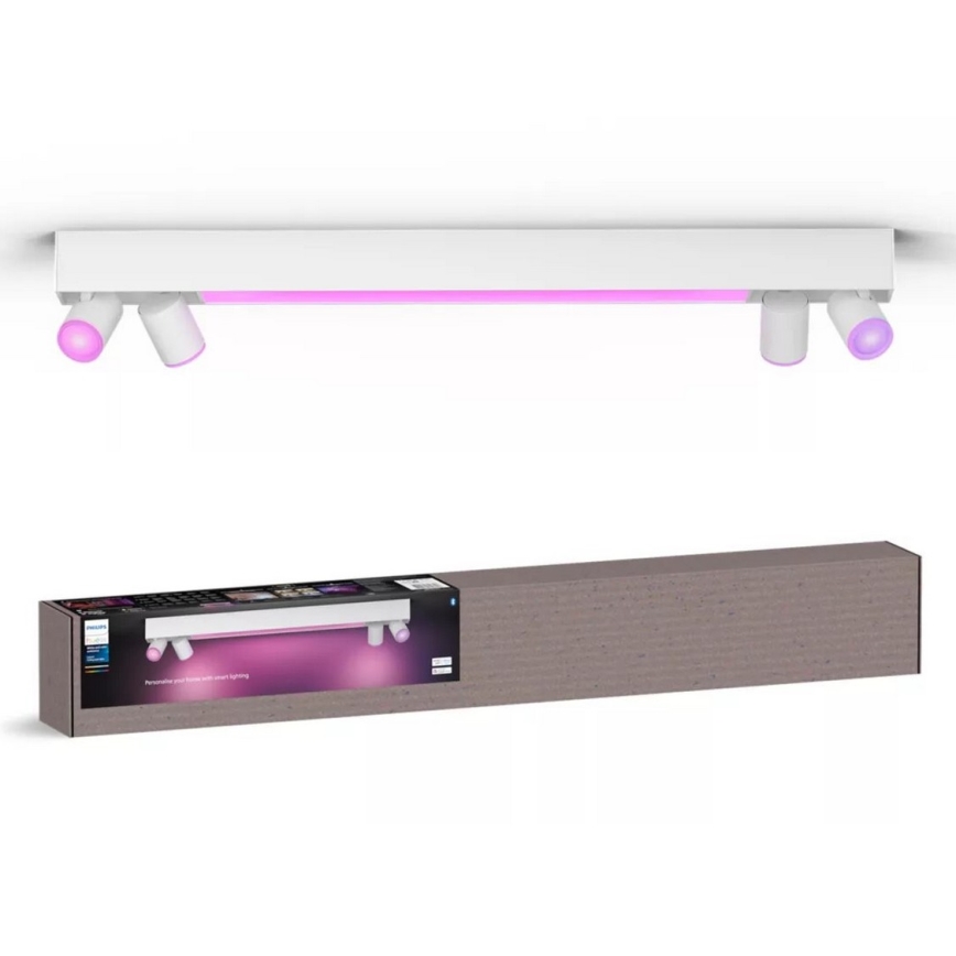 Philips - LED RGBW Dimmable spotlight Hue CENTRIS 4xGU10/4,2W/230V + LED/11W 2000-6500K