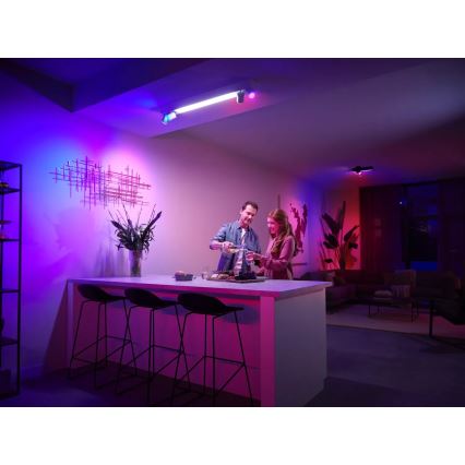 Philips - LED RGBW Dimmable spotlight Hue CENTRIS 4xGU10/4,2W/230V + LED/11W 2000-6500K