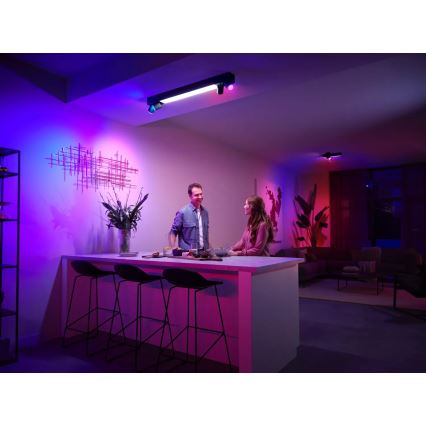 Philips - LED RGBW Dimmable spotlight Hue CENTRIS 4xGU10/4,2W/230V + LED/11W 2000-6500K