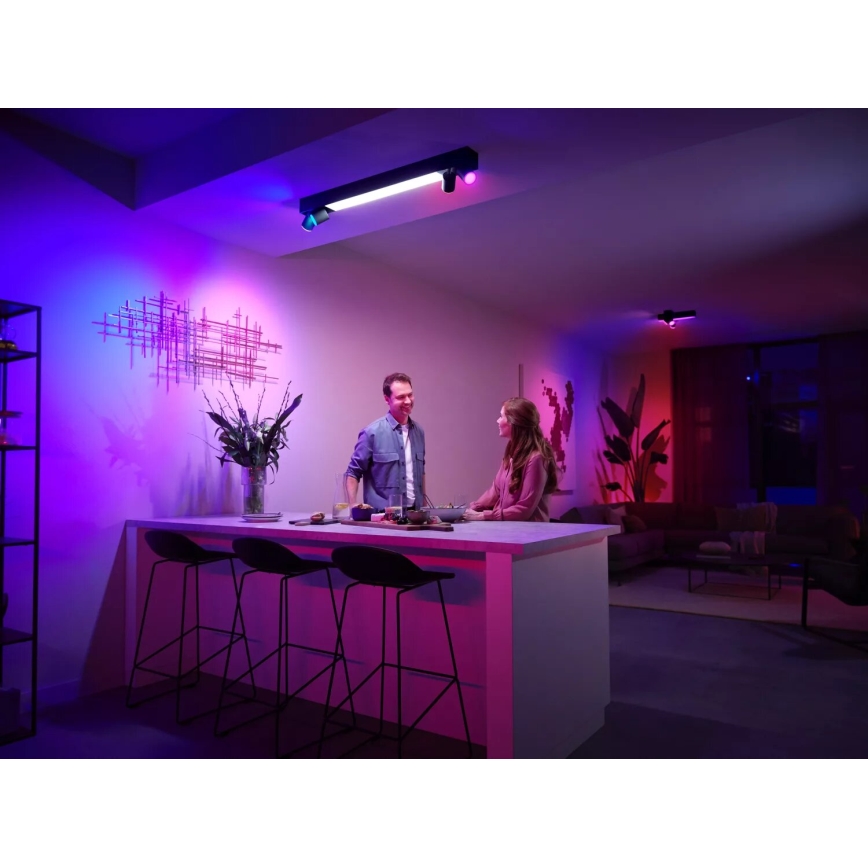 Philips - LED RGBW Dimmable spotlight Hue CENTRIS 4xGU10/4,2W/230V + LED/11W 2000-6500K