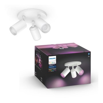 Philips - LED RGBW Dimmable spotlight Hue FUGATO 3xGU10/5,7W/230V