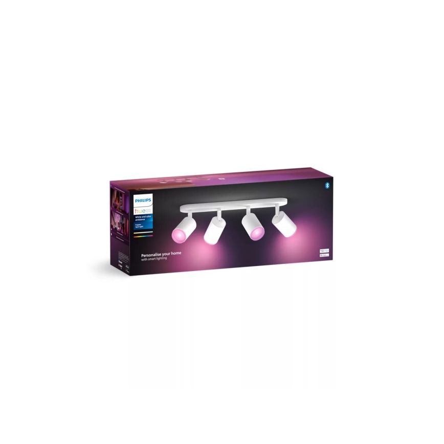 Philips - LED RGBW Dimmable spotlight Hue FUGATO 4xGU10/4,2W/230V 2000-6500K white