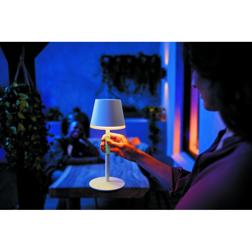 Philips - LED RGBW Dimmable outdoor touch lamp Hue GO LED/6,2W/230V 2000-6500K IP54