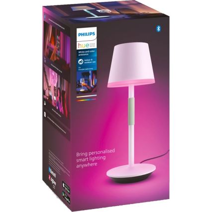 Philips - LED RGBW Dimmable outdoor touch lamp Hue GO LED/6,2W/230V 2000-6500K IP54