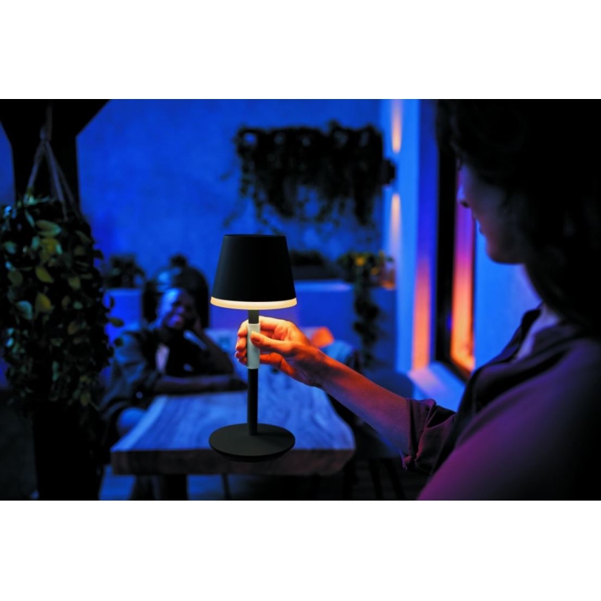 Philips - LED RGBW Dimmable outdoor touch lamp Hue GO LED/6,2W/230V 2000-6500K IP54