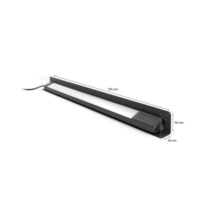 Philips - LED RGBW Dimmable outdoor light Hue White and Color Ambiance LED/20W/24V IP65