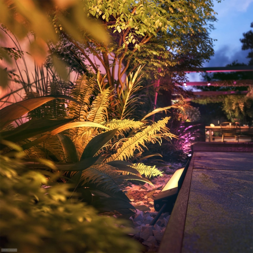 Philips - LED RGBW Dimmable outdoor light Hue White and Color Ambiance LED/20W/24V IP65