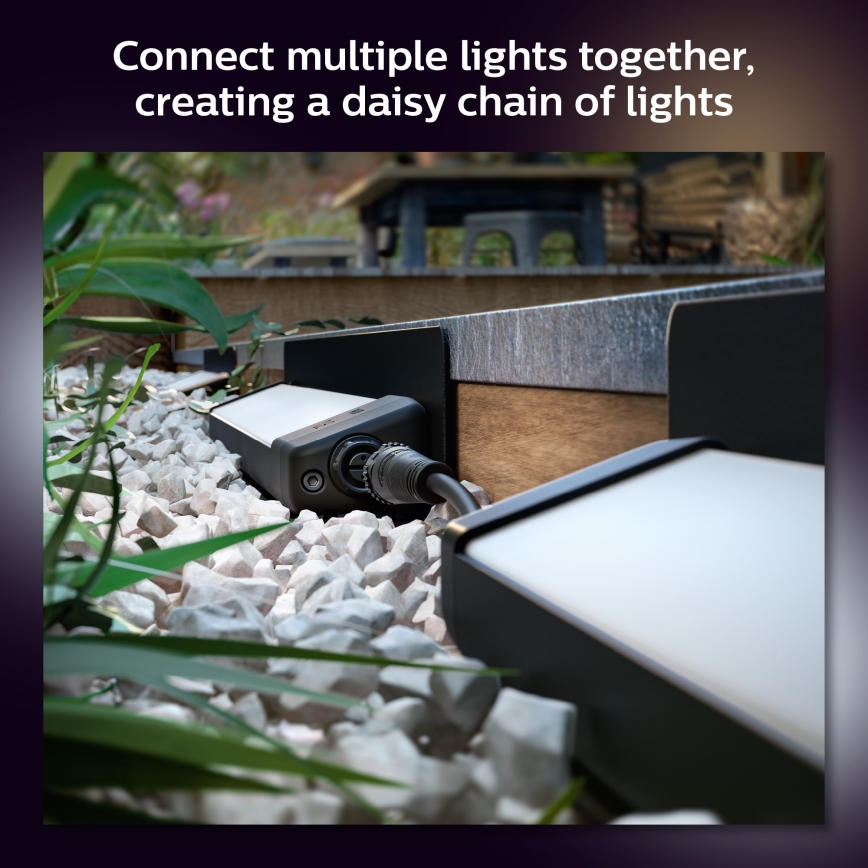 Philips - LED RGBW Dimmable outdoor light Hue White and Color Ambiance LED/20W/24V IP65