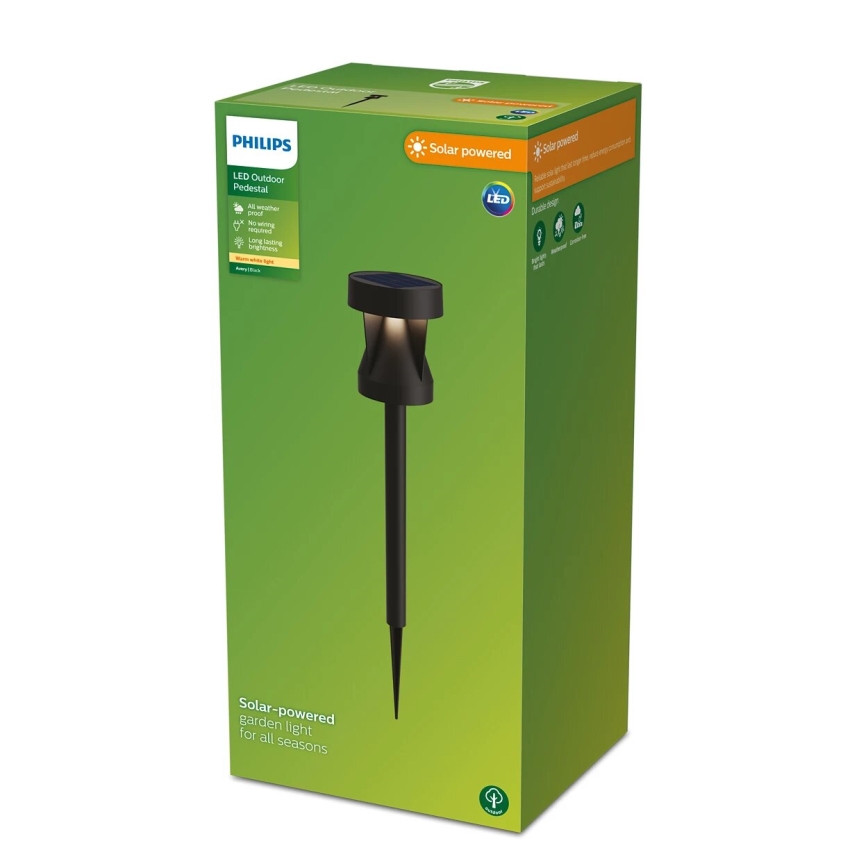 Philips - LED Solar lamp AVERY LED/1,8W/3,7V 2700K IP44
