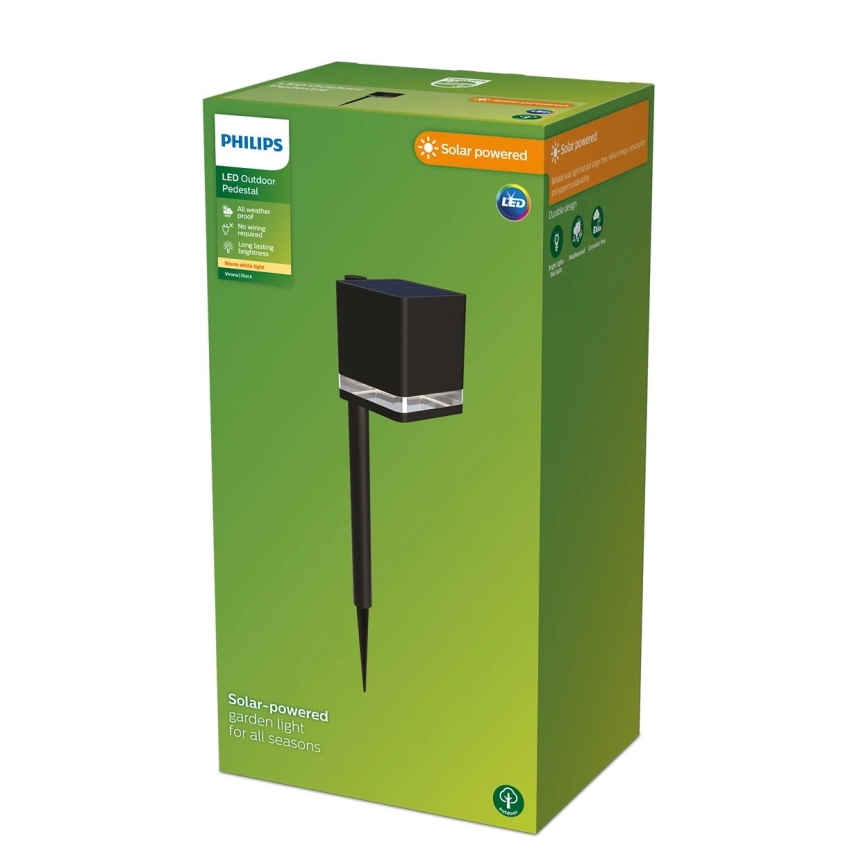 Philips - LED Solar lamp VIRONA LED/1,8W/3,7V 2700K IP44