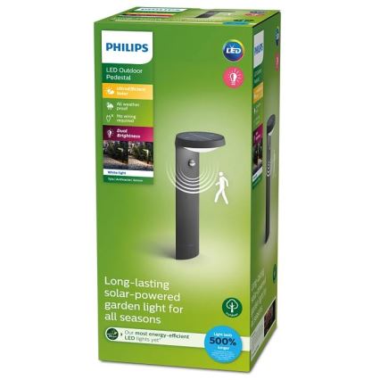 Philips - LED Solar lamp with sensor LED/1,2W/4V 1800 mAh 3000K IP44