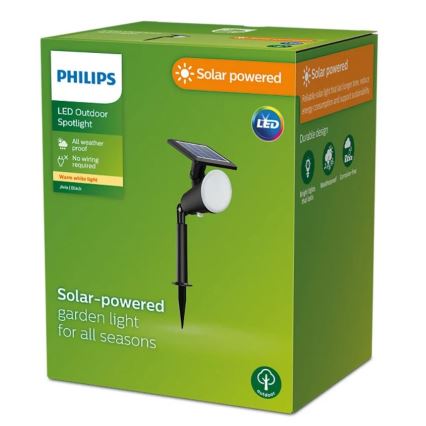 Philips - LED Solar spotlight JIVIX LED/1,4W/3,7V IP44