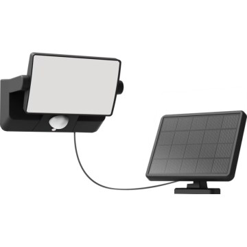 Philips - LED Solar Wall Floodlight with Sensor FYNS LED/8.2W/3.7V 2600 mAh 3000K IP44 black