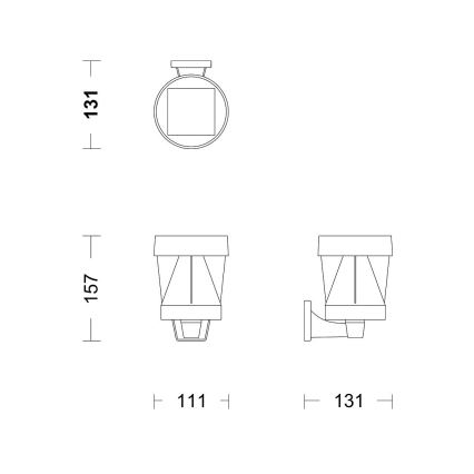Philips - LED Solar wall light AVERY LED/1,8W/3,7V 2700K IP44