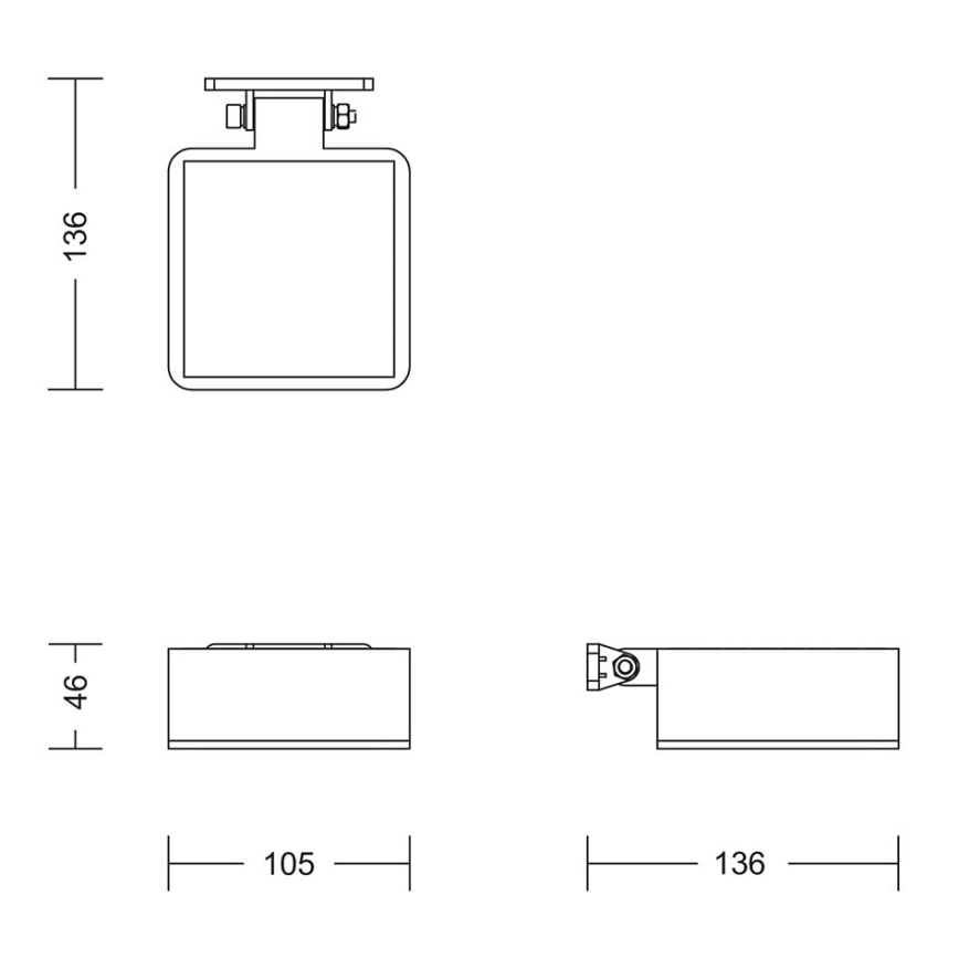 Philips - LED Solar wall light VYNCE LED/1,5W/3,7V 1500 mAh IP44