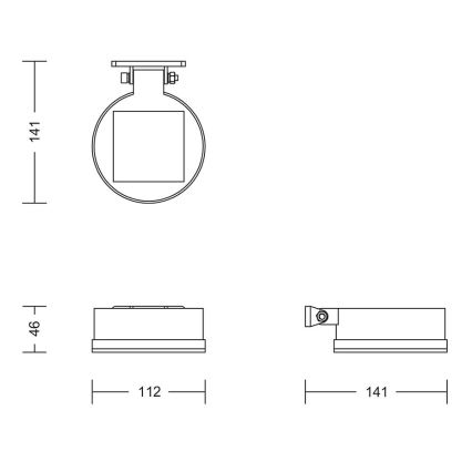 Philips - LED Solar wall light VYNCE LED/1,5W/3,7V IP44