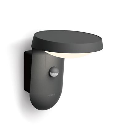 Philips - LED Solar wall light with a sensor LED/1,2W/4V 3000K IP44