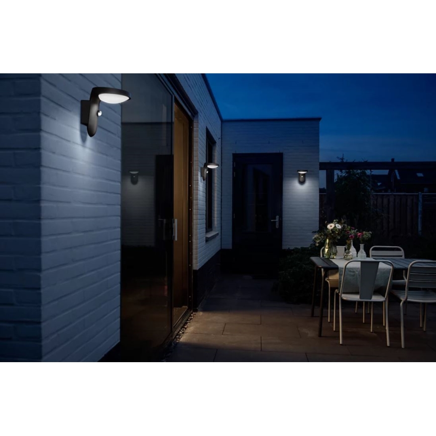 Philips - LED Solar wall light with a sensor LED/1,2W/4V 4000K IP44