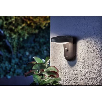 Philips - LED Solar wall light with a sensor LED/1,2W/4V 4000K IP44