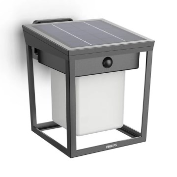 Philips - LED Solar wall light with sensor BLAISE LED/1,5W/3,7V 3000K IP44