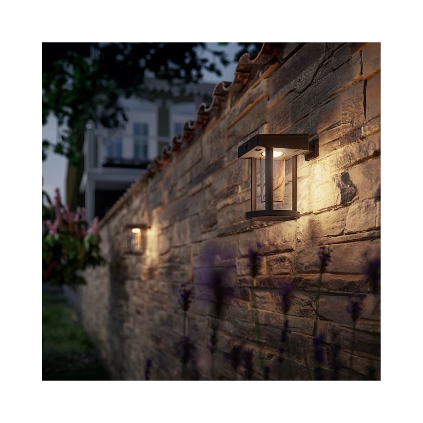 Philips - LED Solar wall light with sensor CAMILL LED/1,4W/3,7V IP44