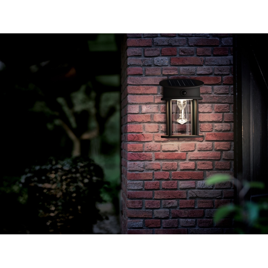 Philips - LED Solar wall light with sensor GERI LED/3,2W/3,7V 2600 mAh 4000K IP44