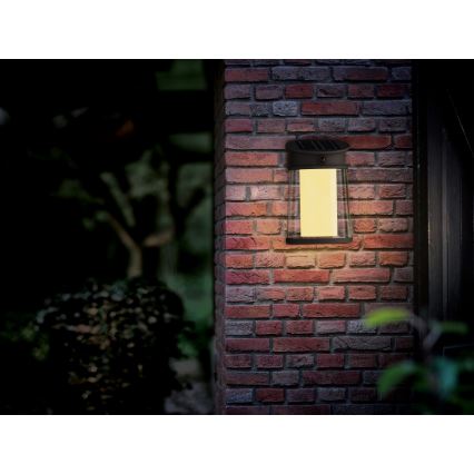 Philips - LED Solar wall light with sensor JUDA LED/3,2W/3,7V 2600 mAh 2700K IP44