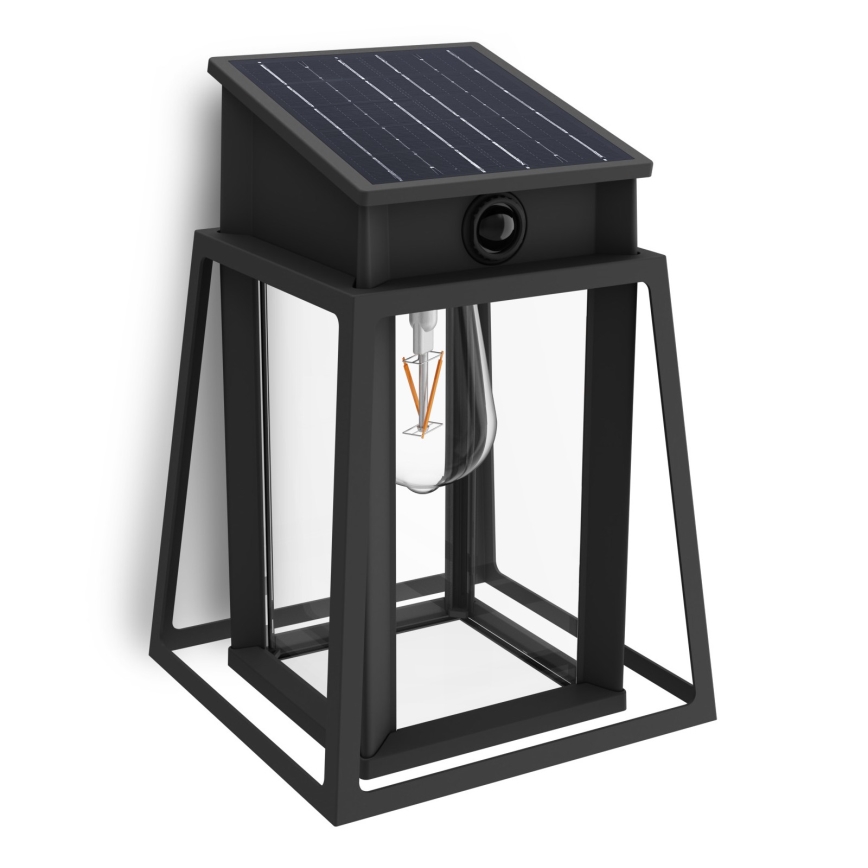 Philips - LED Solar wall light with sensor LYSIN LED/3,2W/3,7V 2600 mAh 2700K IP44