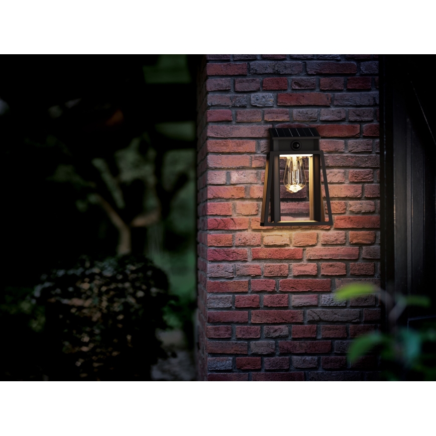 Philips - LED Solar wall light with sensor LYSIN LED/3,2W/3,7V 2600 mAh 2700K IP44