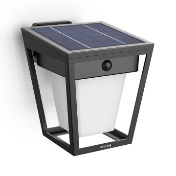 Philips - LED Solar wall light with sensor NISSA LED/1,8W/3,7V 3000K IP44