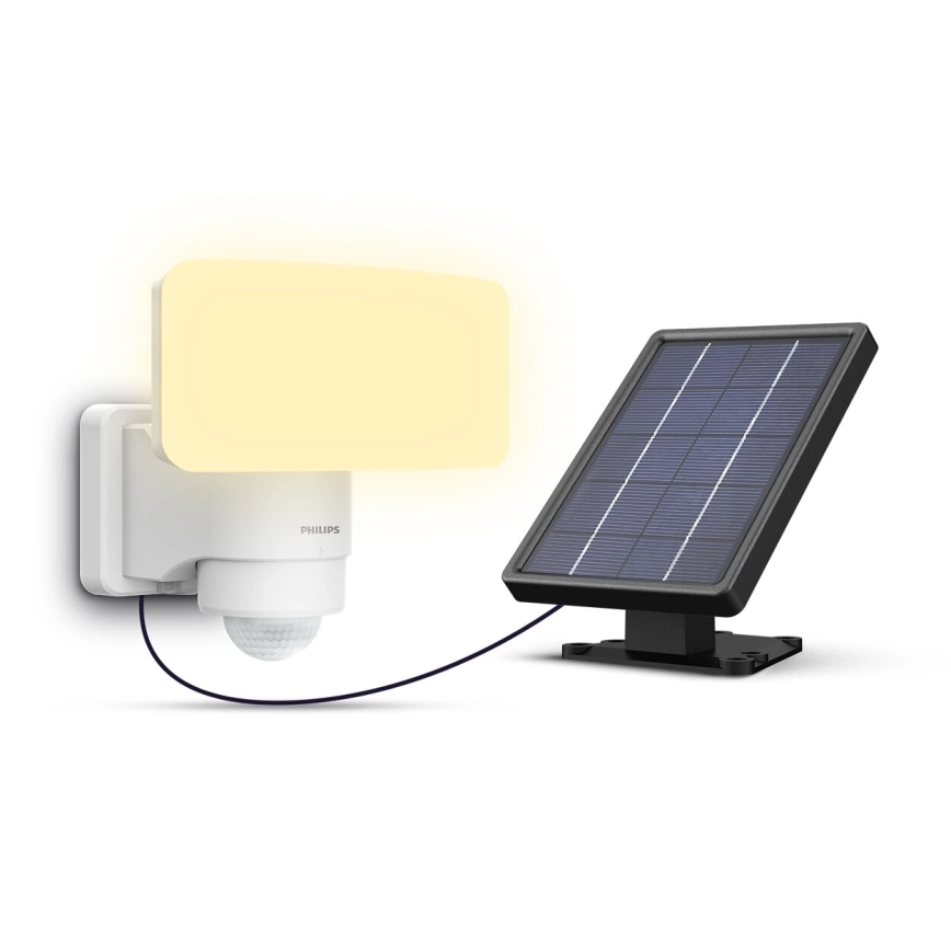 Philips - LED Solar wall light with sensor TYLUS LED/6W/3,7V 2600 mAh 3000K IP44