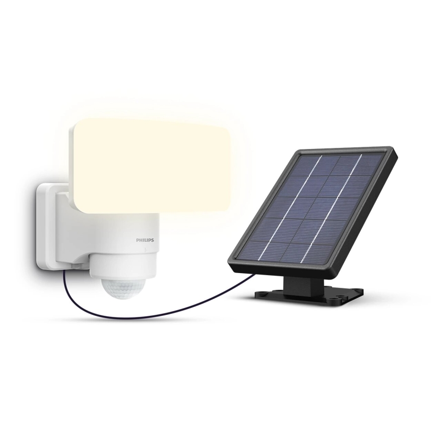 Philips - LED Solar wall light with sensor TYLUS LED/6W/3,7V 5000K IP44