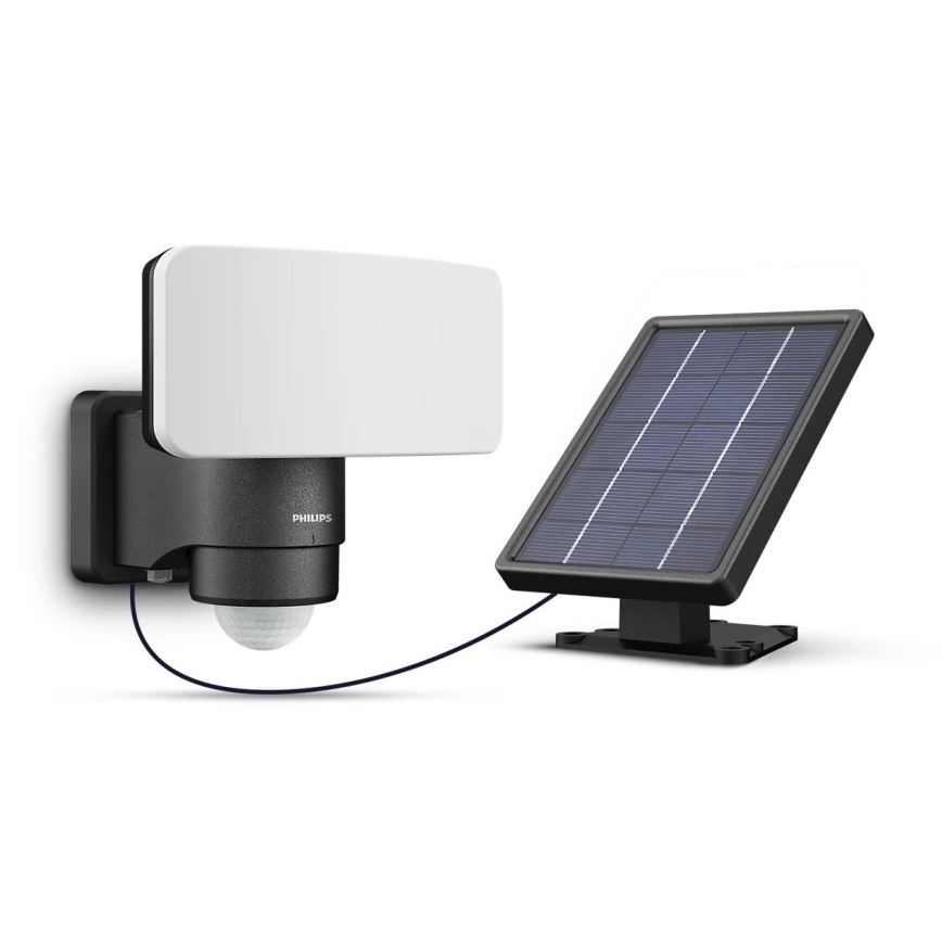 Philips - LED Solar wall light with sensor TYLUS LED/6W/3,7V 5000K IP44