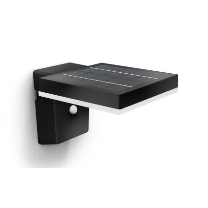 Philips - LED Solar wall light with sensor ZONAL LED/1,3W/3,7V IP44