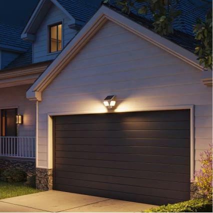 Philips - LED solar wall light with sensor ZYREN LED/24,5W/3,7V 2600 mAh 3000K IP65 white