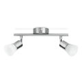 Philips - LED spotlight 2xLED/4,3W/230V matte chrome