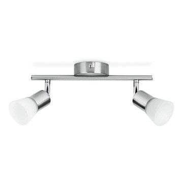 Philips - LED spotlight 2xLED/4,3W/230V matte chrome
