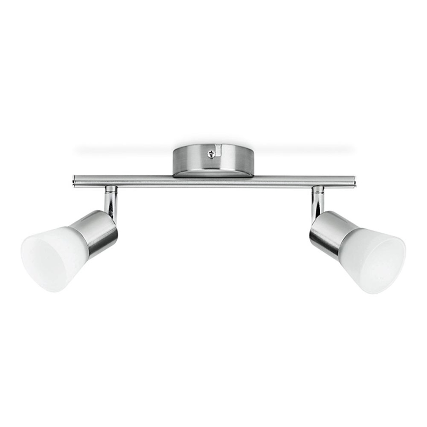 Philips - LED spotlight 2xLED/4,3W/230V matte chrome